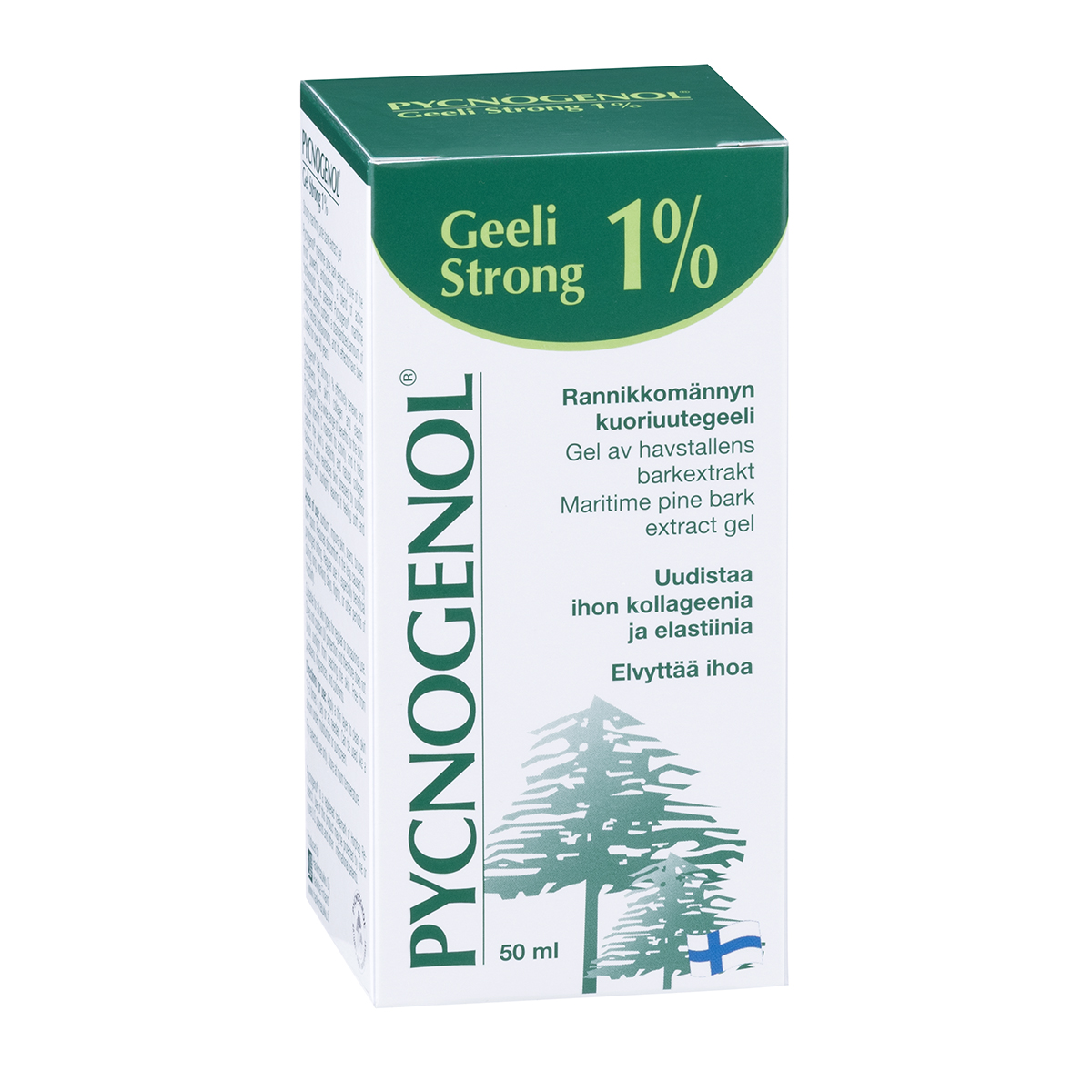 Hankintatukku Pycnogenol Geeli 1% 50 ml kotelo